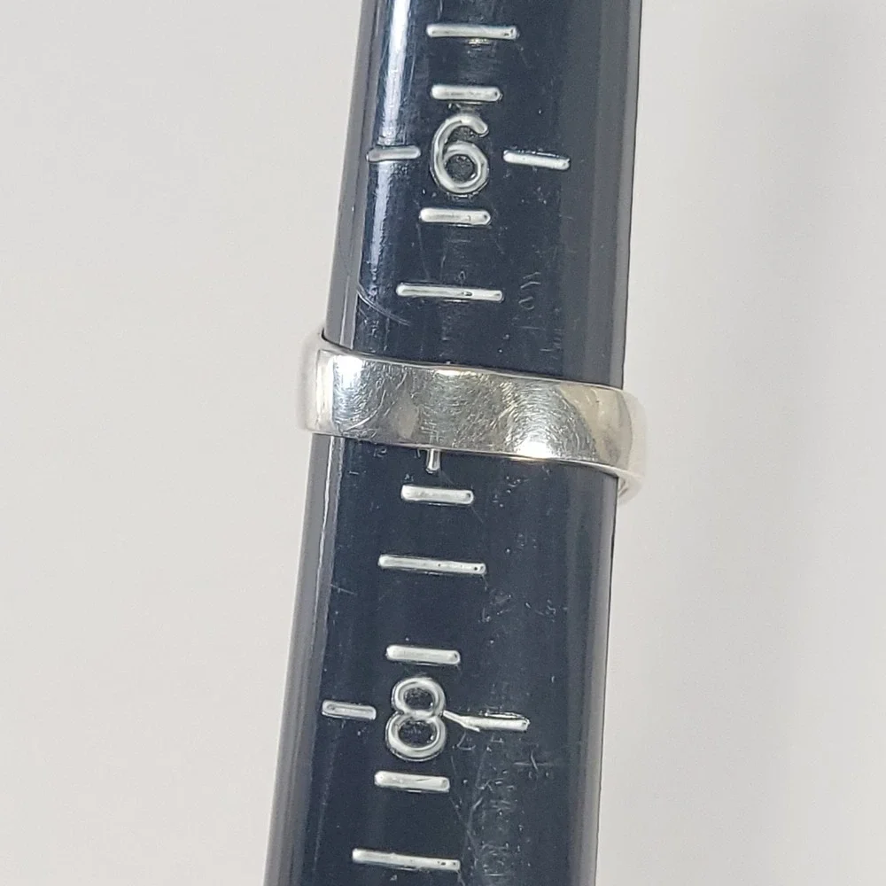 Taxco Sterling Silver Ring Size 7 Modernist Abstract Wavy Statement Mexico 950
